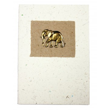 Fairtrade Elephant Dung Greeting Card
